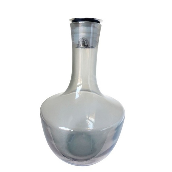 MCM Vintage Discontinued Ikea HÄMTA by Gunnel Sahlin Smoke Glass Decanter - Picture 1 of 6